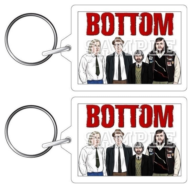 Bottom 90's TV Series Cast Artwork Keyring