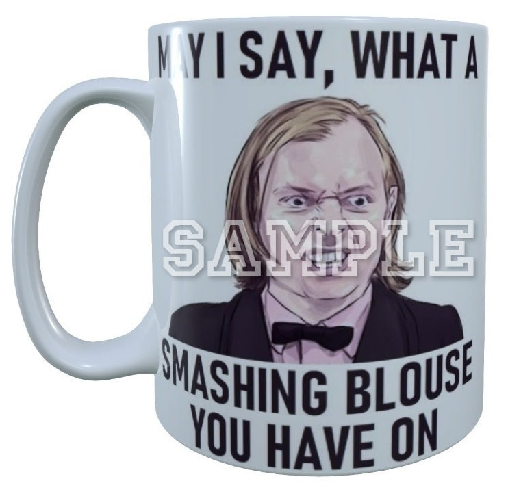 Bottom 90's TV Series Smashing Blouse Artwork Mug