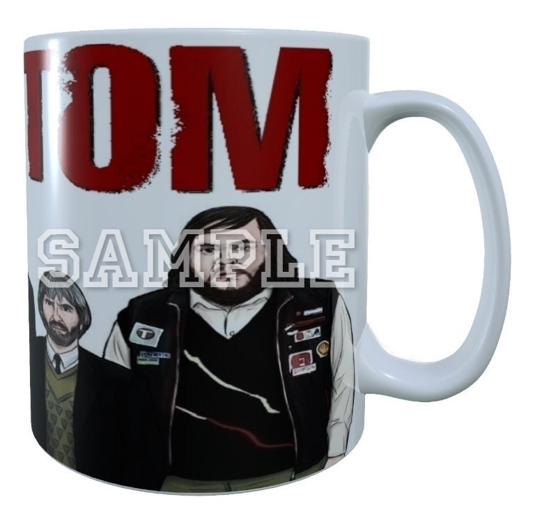 Bottom 90's TV Series Cast Artwork Mug