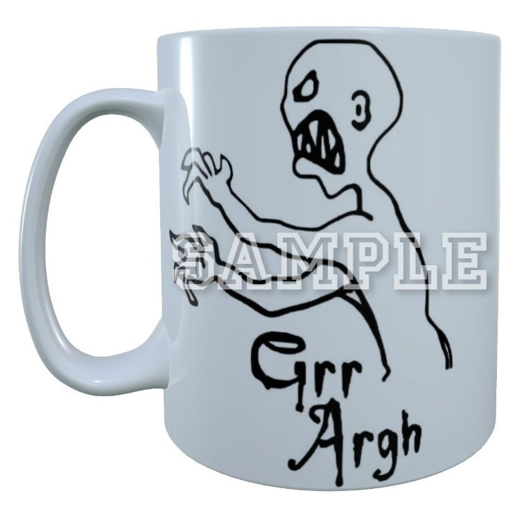 Buffy The Vampire Slayer 90's TV Series Inspired Exclusive Hand Drawn Mutant Enemy Artwork Mug