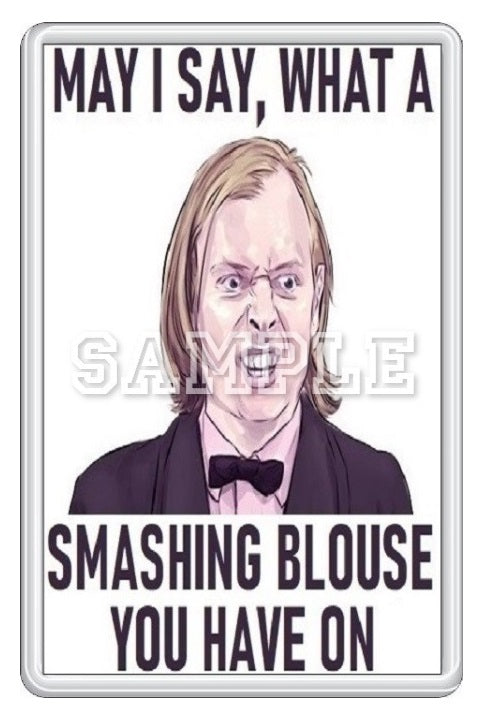 Bottom 90's TV Series Smashing Blouse Artwork Fridge Magnet