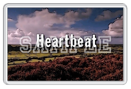 Heartbeat 90's TV Series Inspired Exclusive Hand Drawn Logo Artwork Fridge Magnet