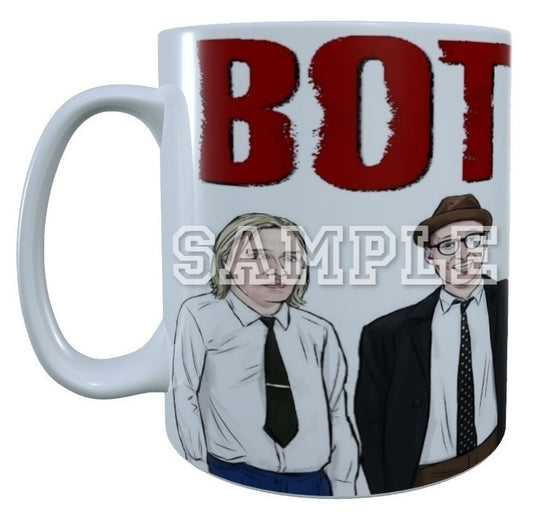 Bottom 90's TV Series Cast Artwork Mug