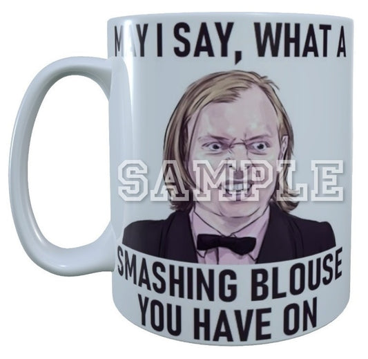 Bottom 90's TV Series Smashing Blouse Artwork Mug
