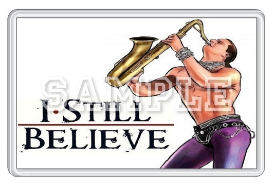 The Lost Boys 80's Movie Inspired Exclusive Hand Drawn Tim Capello I Still Believe Artwork Fridge Magnet