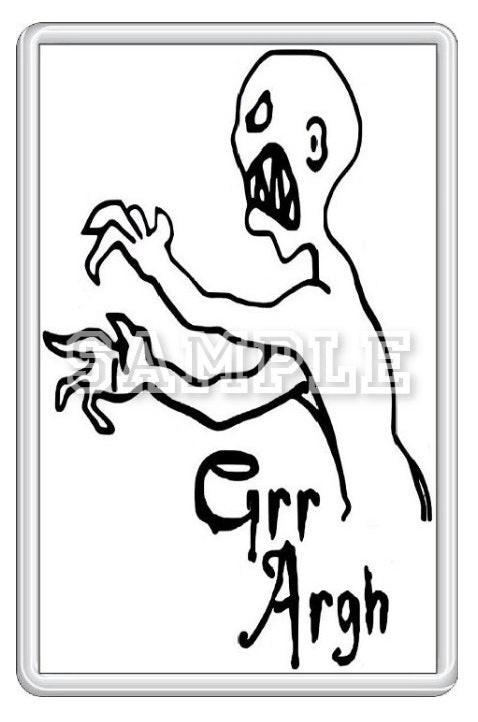 Buffy The Vampire Slayer 90's TV Series Inspired Exclusive Hand Drawn Mutant Enemy Artwork Fridge Magnet